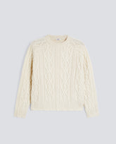 MAGLIA GIROCOLLO IN LANA-NATURALE-NATURAL-NATURAL-NATURLICH-NATUREL